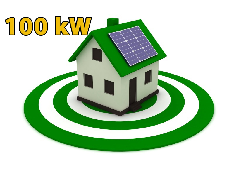 Солнечная электростанция 100кВт под "Зеленый тариф"