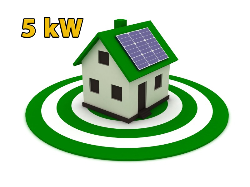 Сонячна електростанція 5 кВт під "Зелений тариф"